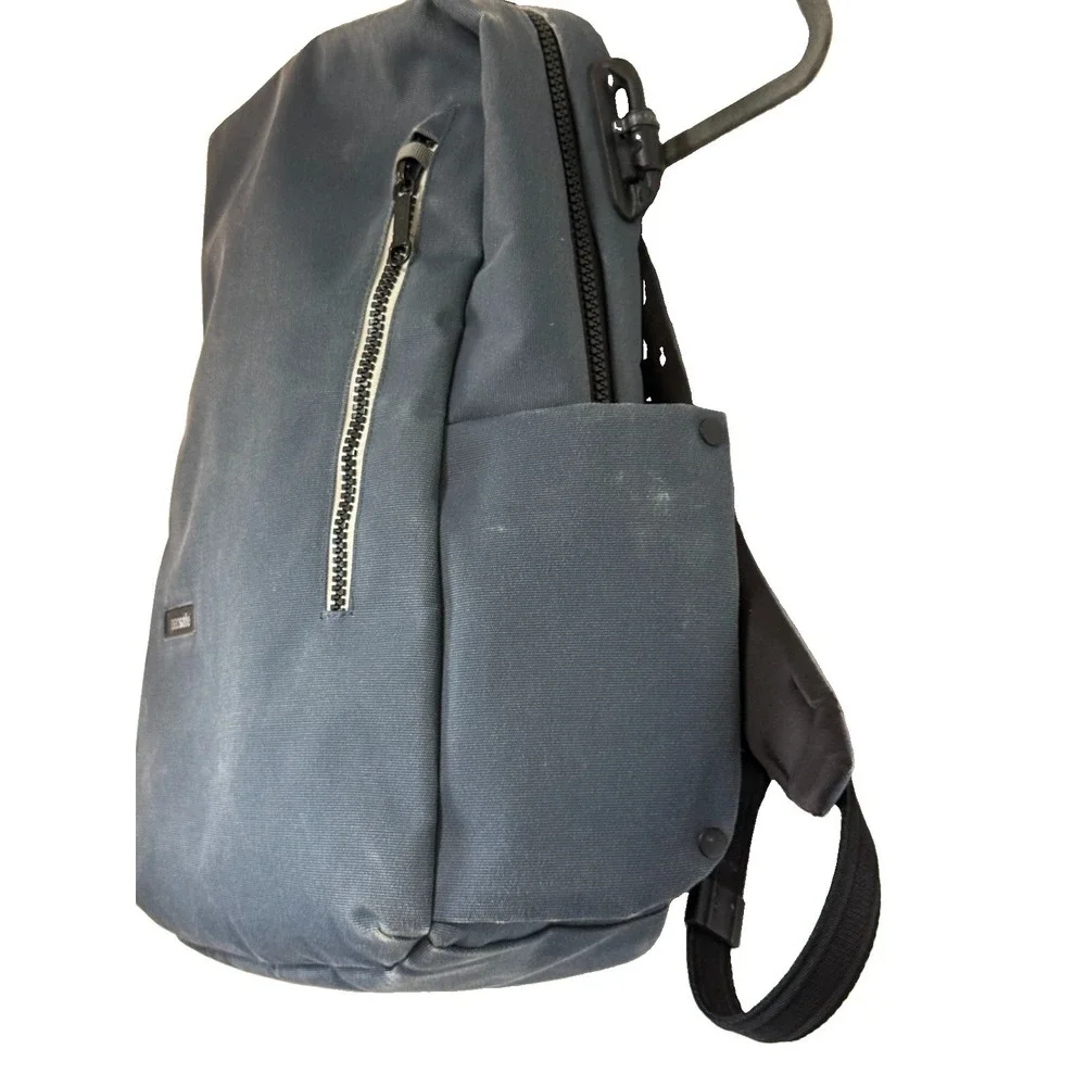 Pacsafe Intasafe Anti Theft Backpack 20L Laptop Bag Blue 18.5